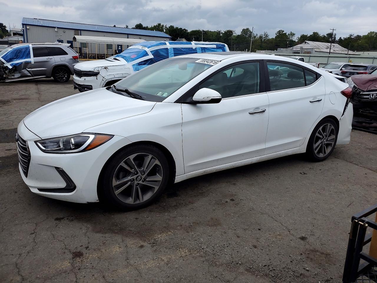 2017 HYUNDAI ELANTRA LIMITED | 5NPD84LF4HH093783 | UPCARS