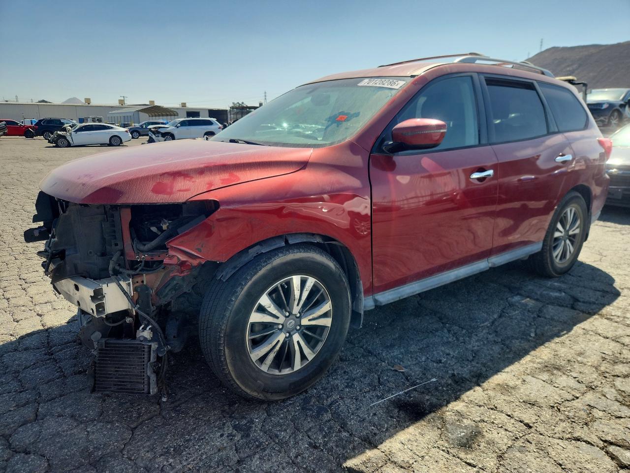 2017 NISSAN PATHFINDER SV | 5N1DR2MN7HC912655 | UPCARS