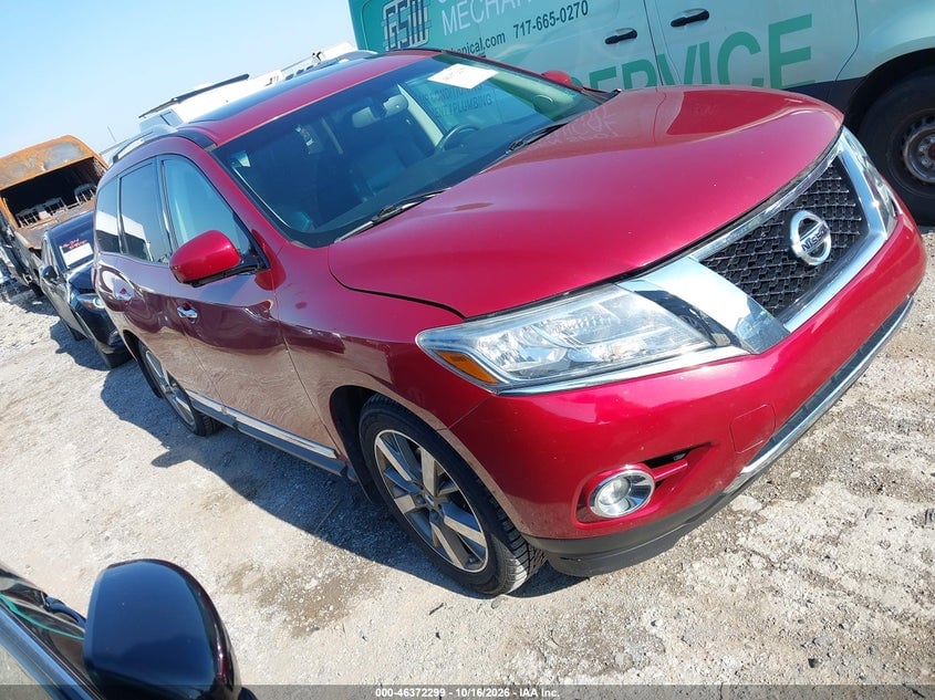 2015 NISSAN PATHFINDER PLATINUM | 5N1AR2MM8FC676301 | UPCARS