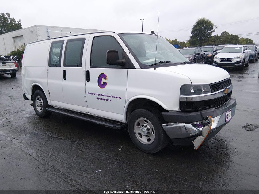 2023 CHEVROLET EXPRESS CARGO RWD 2500 REGULAR WHEELBASE WT | 1GCWGAFP7P1197205 | UPCARS