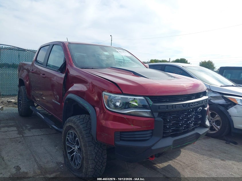 2021 CHEVROLET COLORADO 4WD  SHORT BOX ZR2 | 1GCGTEEN7M1243506 | UPCARS
