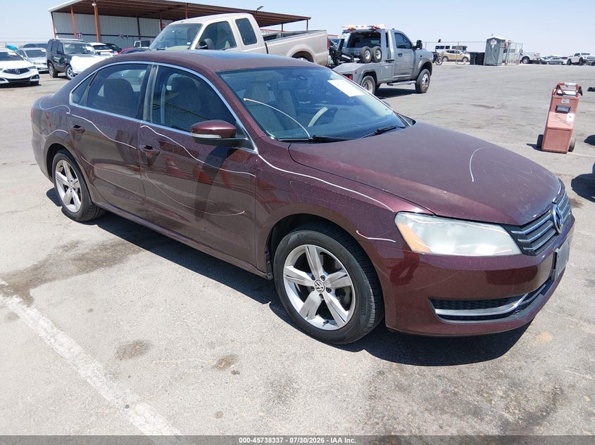 2013 VOLKSWAGEN PASSAT 2.5L SE | 1VWBH7A3XDC128847 | UPCARS