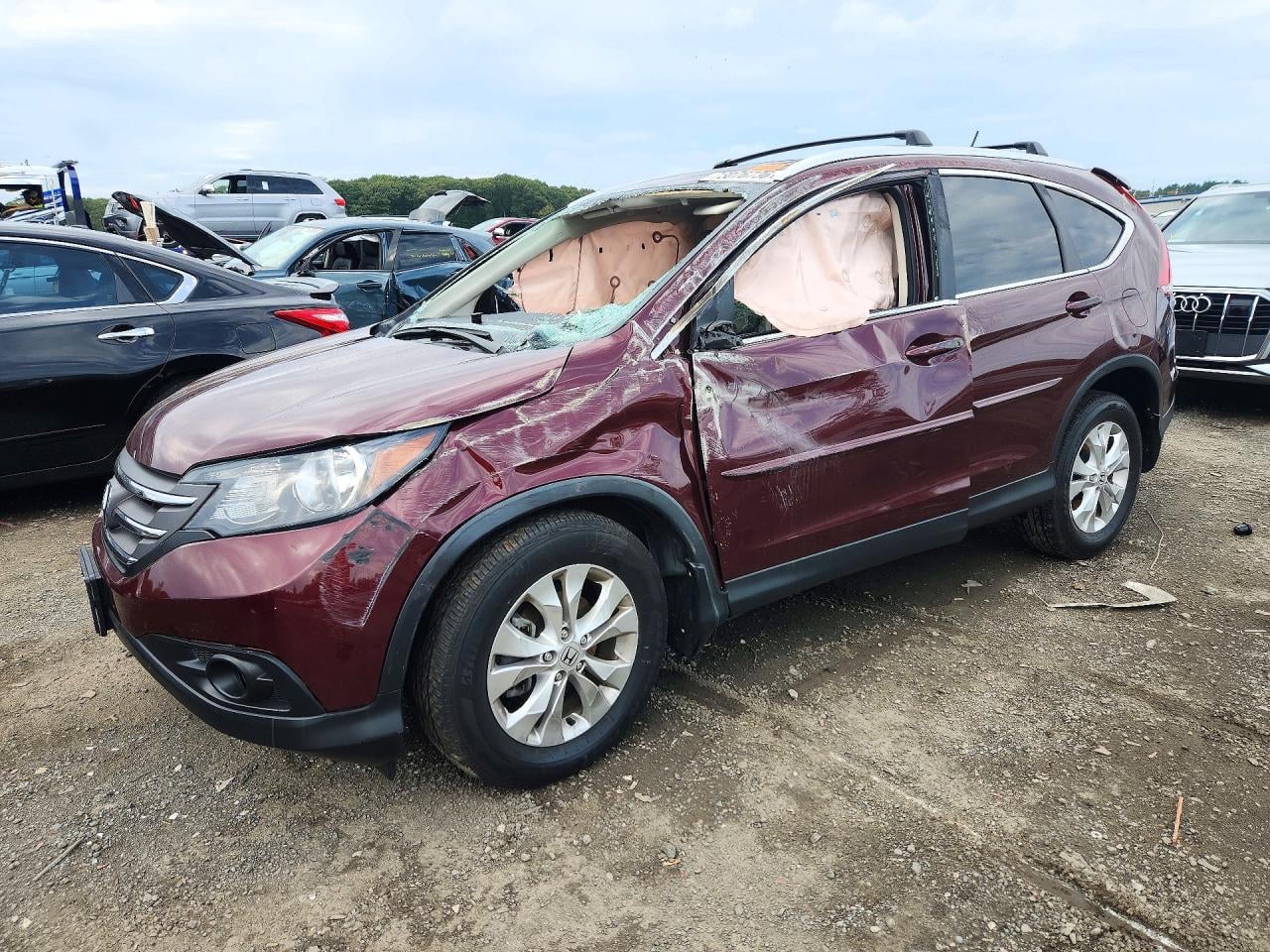 2014 HONDA CRV EXL | 5J6RM4H78EL117717 | UPCARS