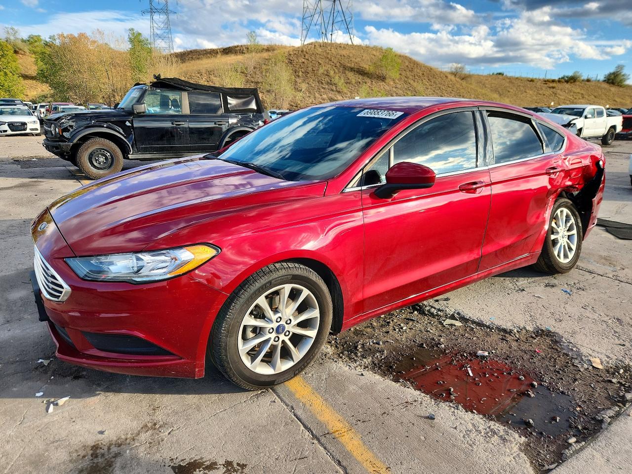 2017 FORD FUSION SE | 3FA6P0HD1HR200853 | UPCARS