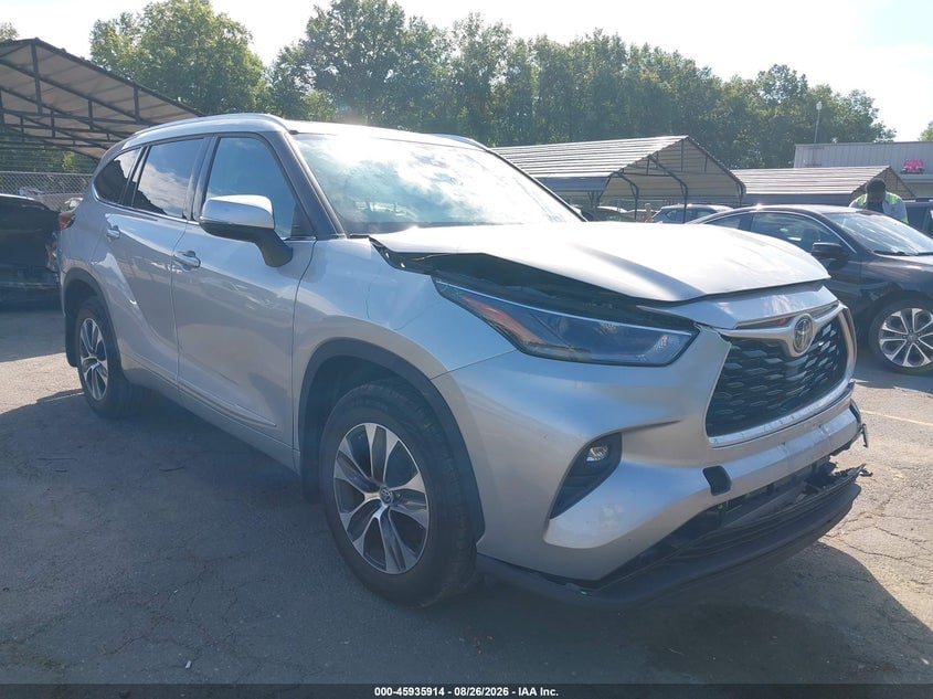 2021 TOYOTA HIGHLANDER XLE | 5TDGZRBH7MS532229 | UPCARS