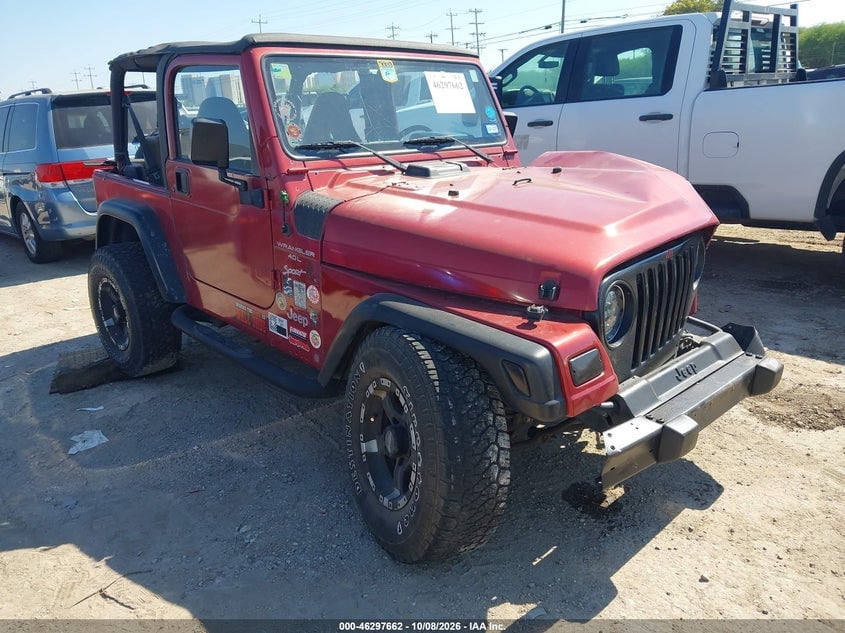 1999 JEEP WRANGLER SPORT | 1J4FY19S9XP447922 | UPCARS