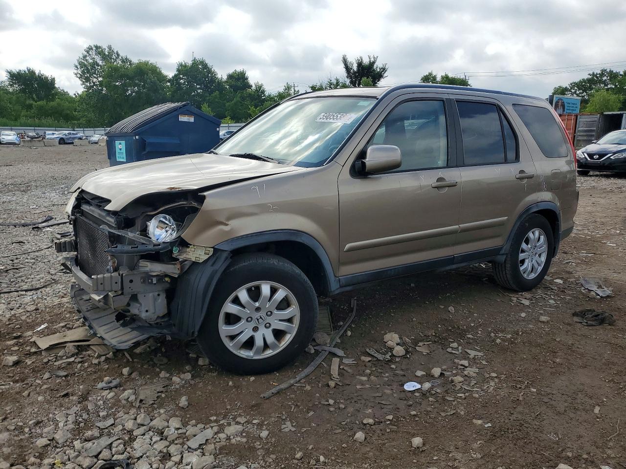 2005 HONDA CRV SE | JHLRD78935C014961 | UPCARS