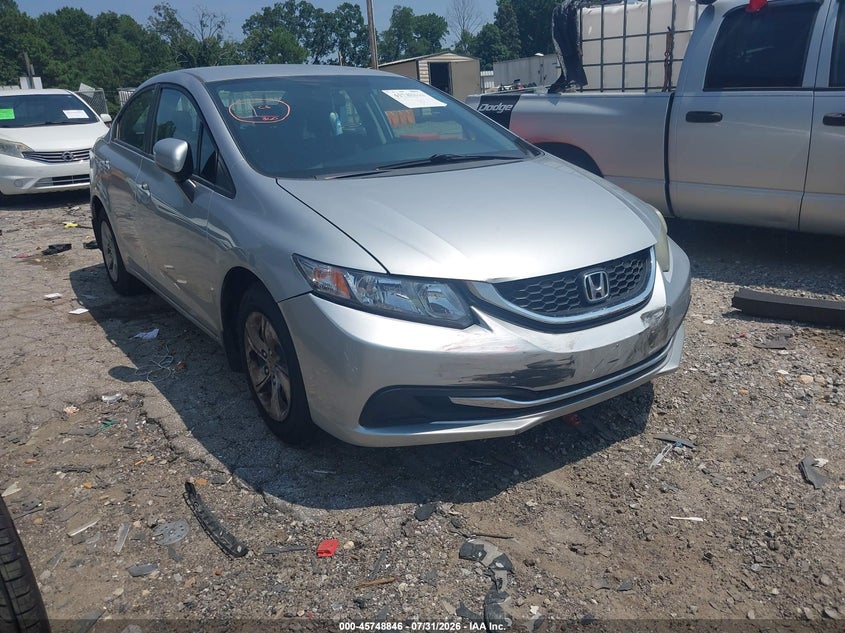 2014 HONDA CIVIC LX | 19XFB2F50EE047367 | UPCARS
