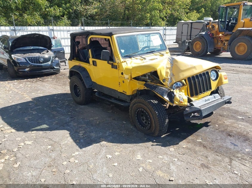 2001 JEEP WRANGLER SE | 1J4FA29P91P314395 | UPCARS