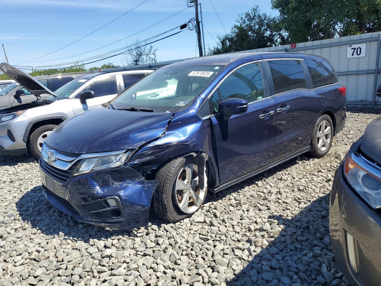 2019 HONDA ODYSSEY EXL | 5FNRL6H73KB086668 | UPCARS