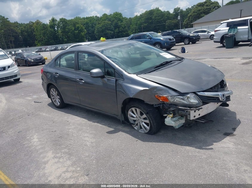 2012 HONDA CIVIC EX | 19XFB2F87CE005396 | UPCARS