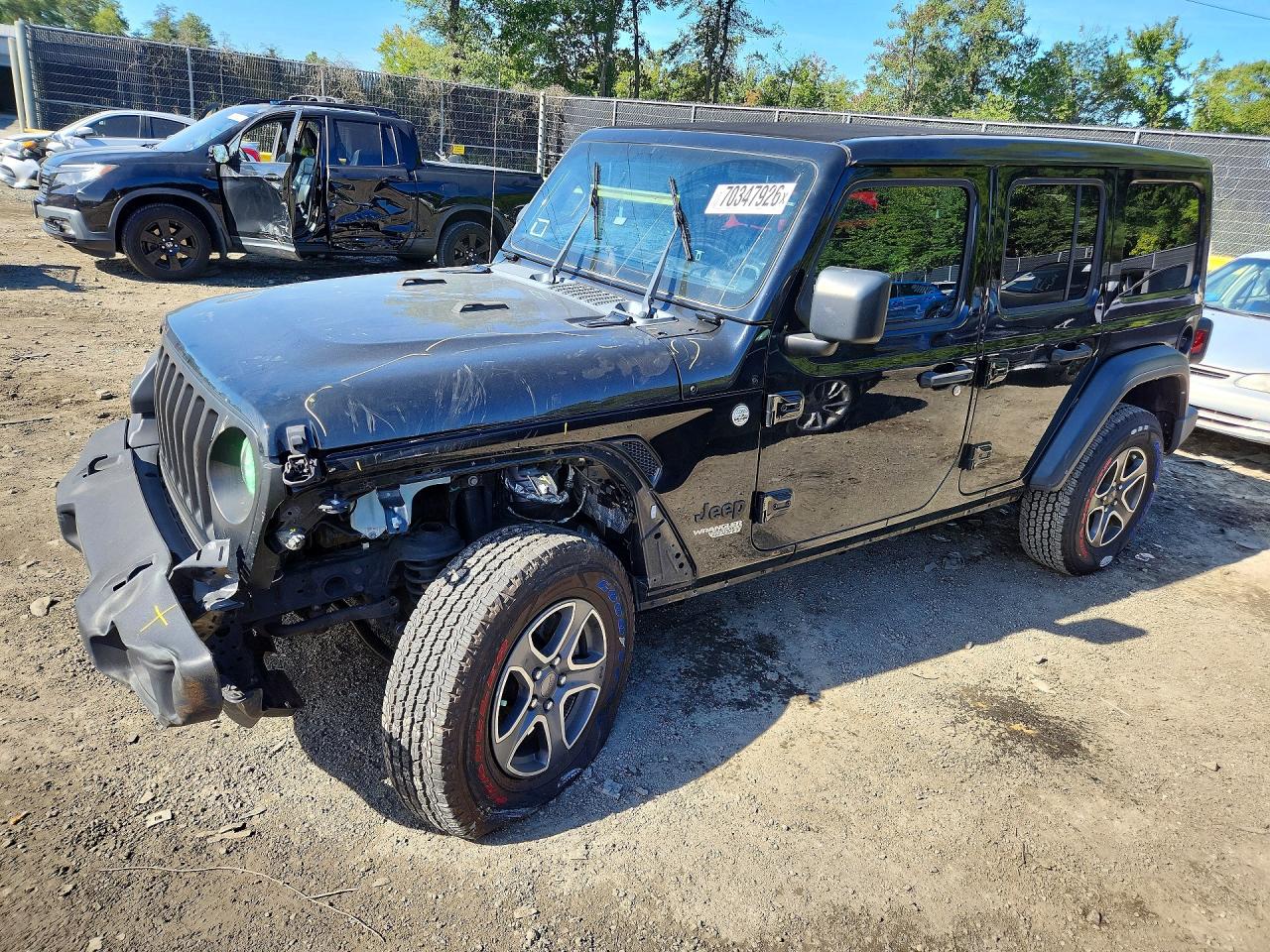 2021 JEEP WRANGLER SPORT | 1C4HJXDN3MW739123 | UPCARS