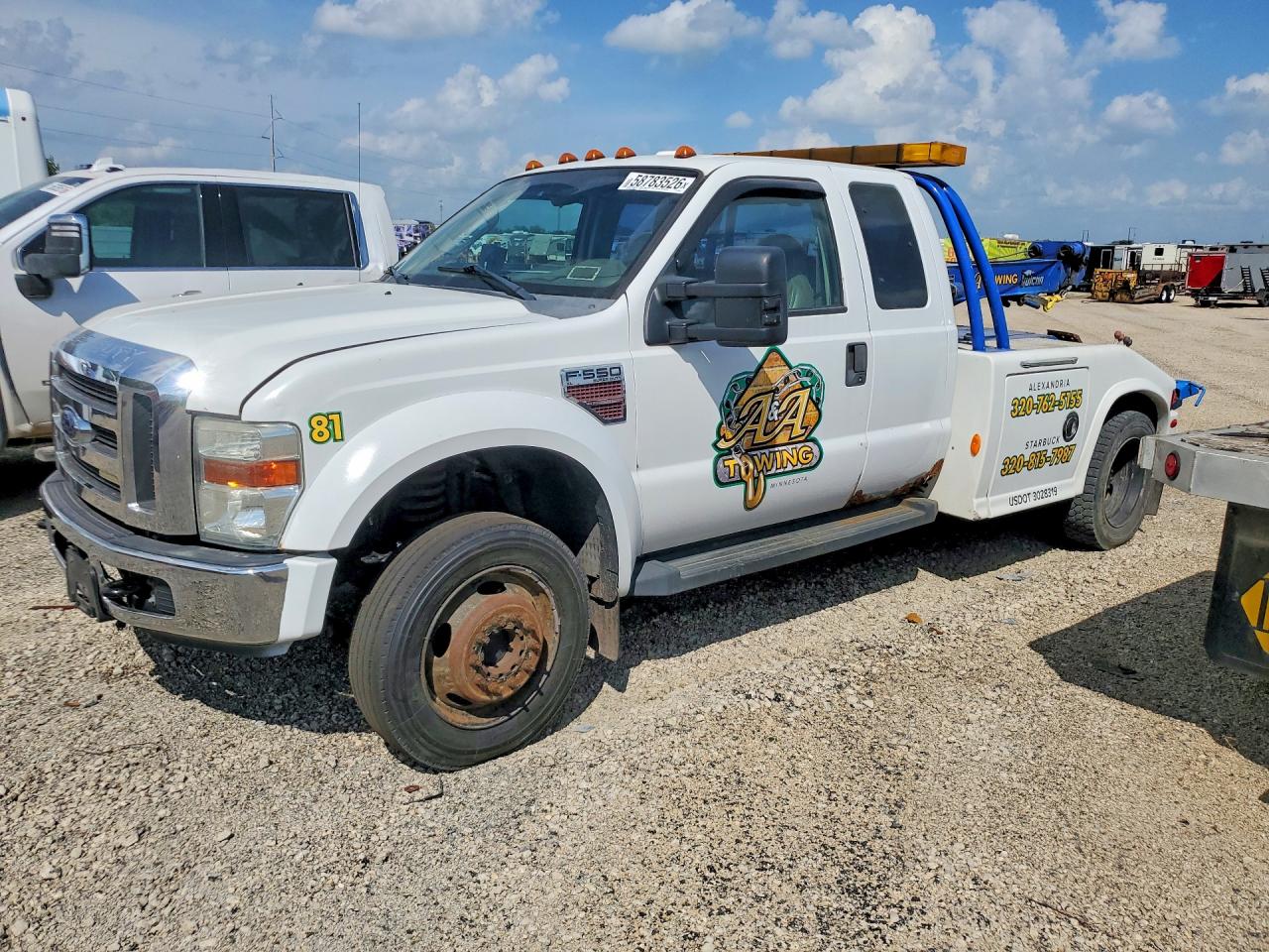 2008 FORD F550 SUPER DUTY | 1FDAX56R38EA93769 | UPCARS