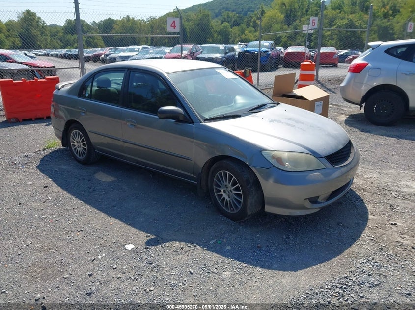 2005 HONDA CIVIC LX | 2HGES16545H613848 | UPCARS