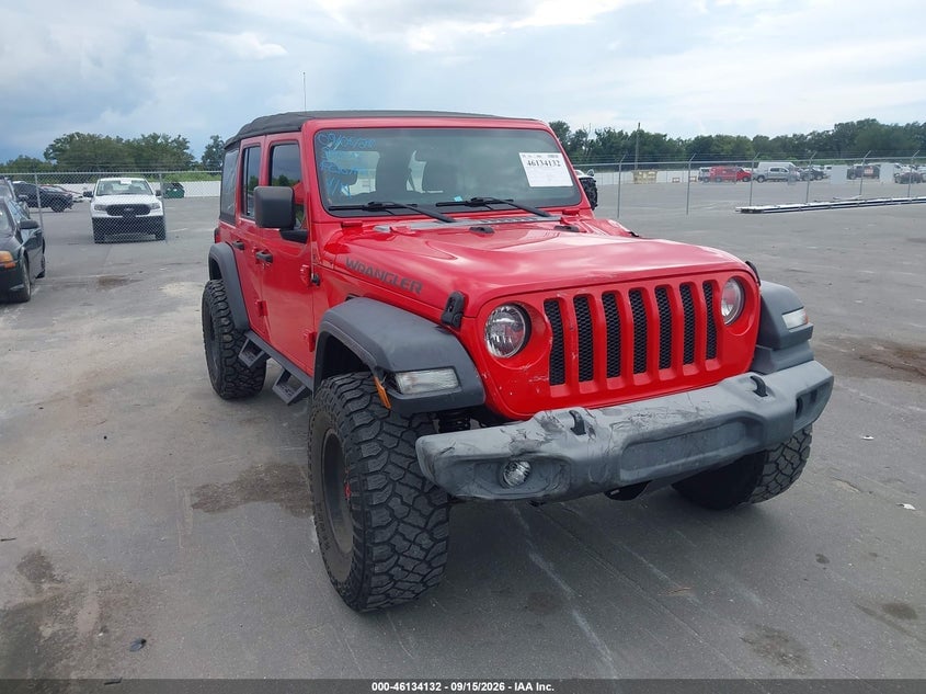 2018 JEEP WRANGLER UNLIMITED SPORT 4X4 | 1C4HJXDN1JW203735 | UPCARS