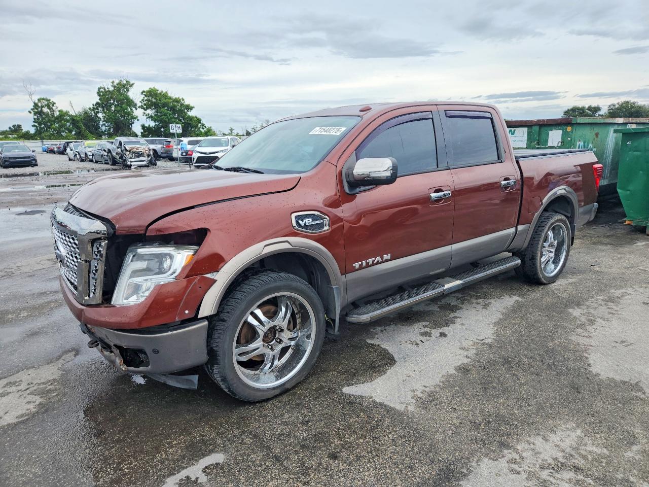 2017 NISSAN TITAN PLATINUM RESERVE | 1N6AA1E51HN516813 | UPCARS