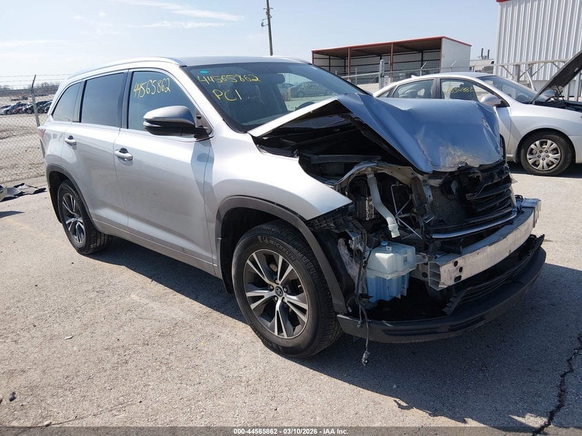 2016 TOYOTA HIGHLANDER XLE V6 | 5TDJKRFH4GS318968 | UPCARS