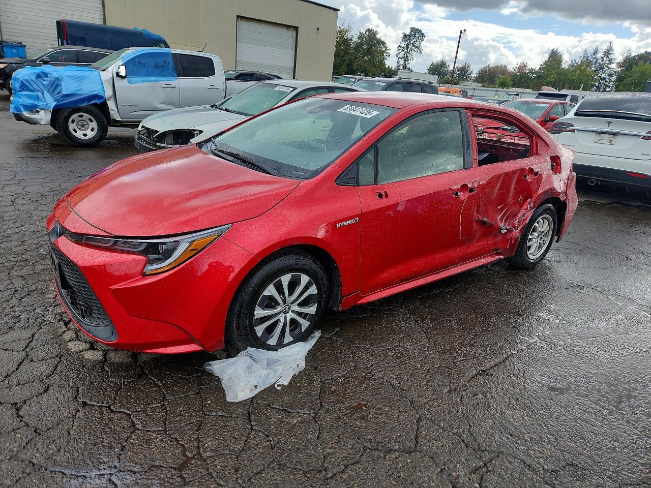2021 TOYOTA COROLLA LE | JTDEAMDE6MJ019748 | UPCARS