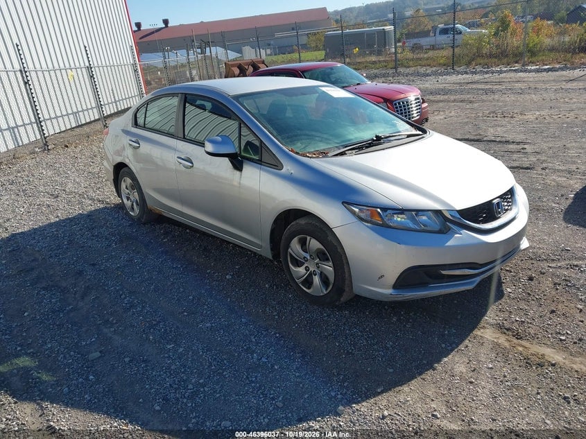 2013 HONDA CIVIC LX | 2HGFB2F50DH506322 | UPCARS