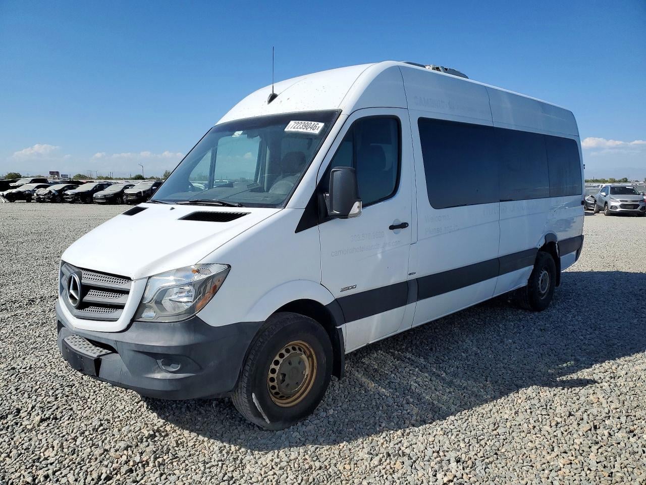 2016 MERCEDES-BENZ SPRINTER 2500 | WDZPE8DD8GP213971 | UPCARS