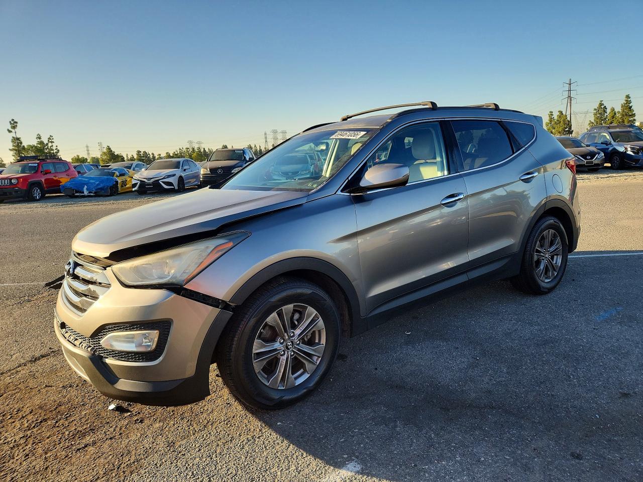 2014 HYUNDAI SANTA FE 2.4L | 5XYZU3LB8EG182574 | UPCARS