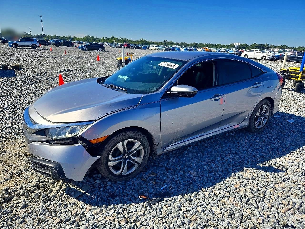 2018 HONDA CIVIC LX | 19XFC2F54JE021586 | UPCARS