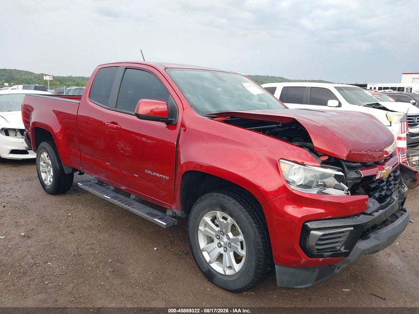 2021 CHEVROLET COLORADO 2WD  LONG BOX LT | 1GCHSCEN1M1189471 | UPCARS