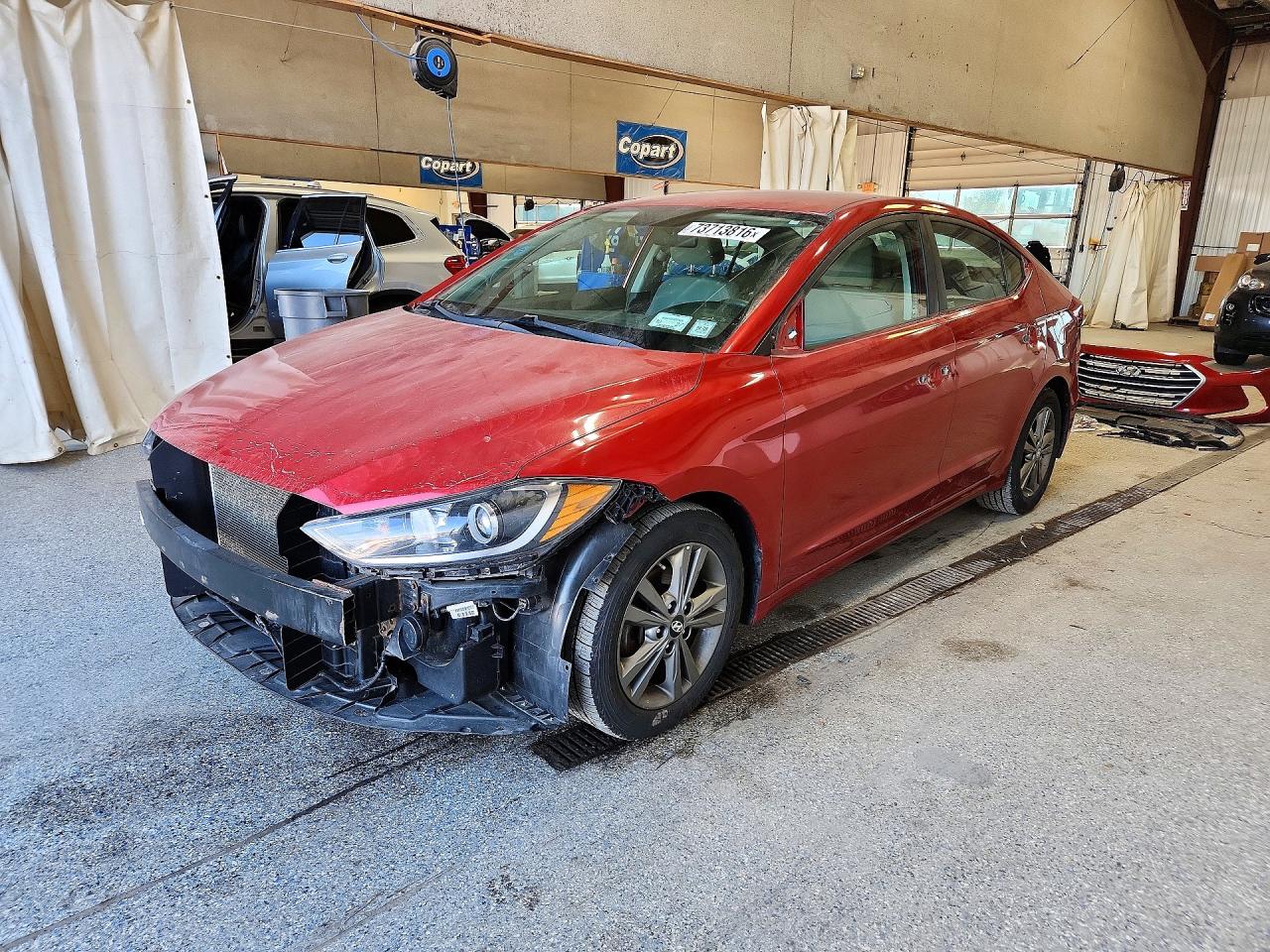 2018 HYUNDAI ELANTRA SEL | 5NPD84LF6JH301457 | UPCARS