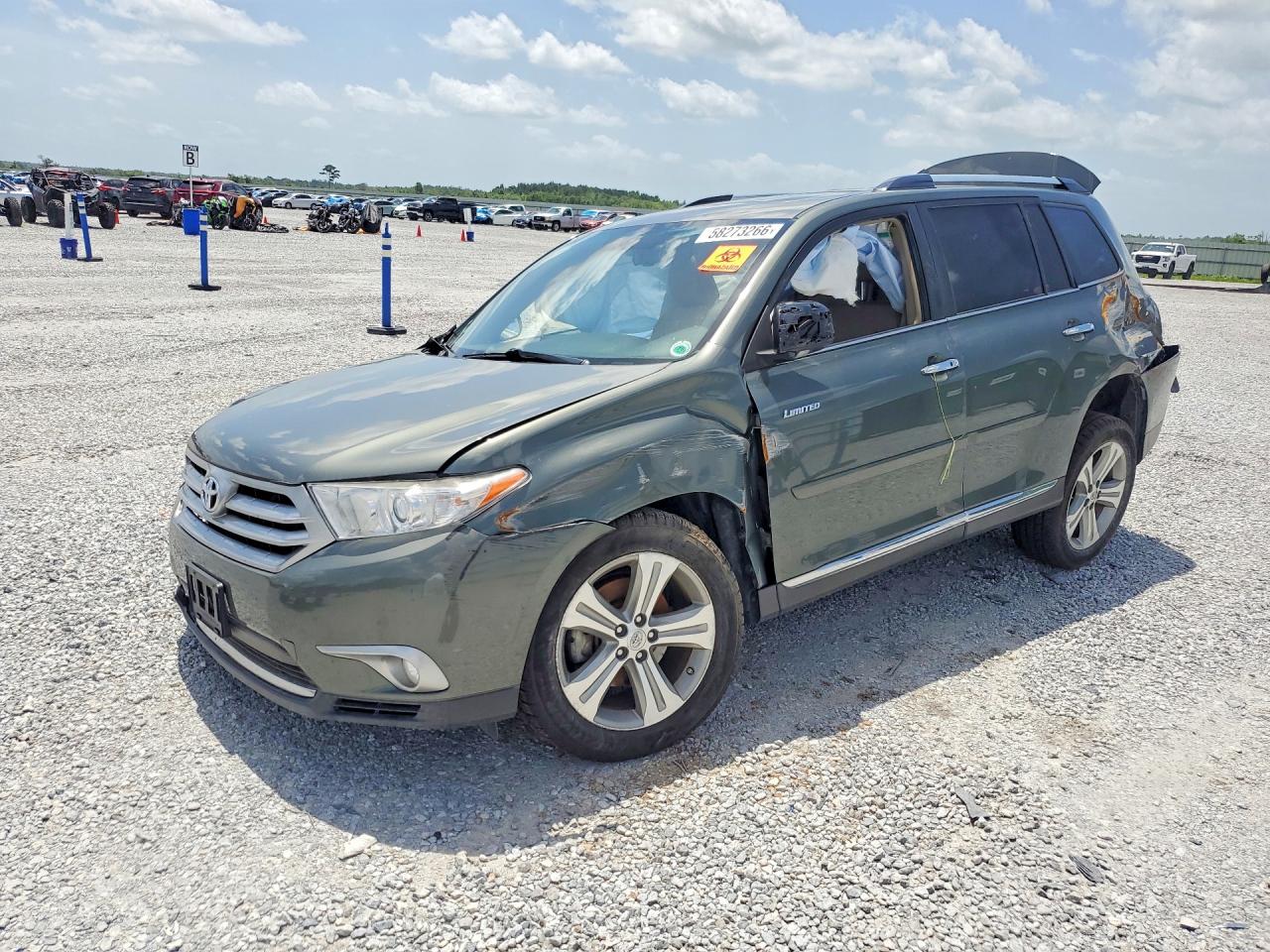 2013 TOYOTA HIGHLANDER LIMITED | 5TDDK3EH8DS266333 | UPCARS