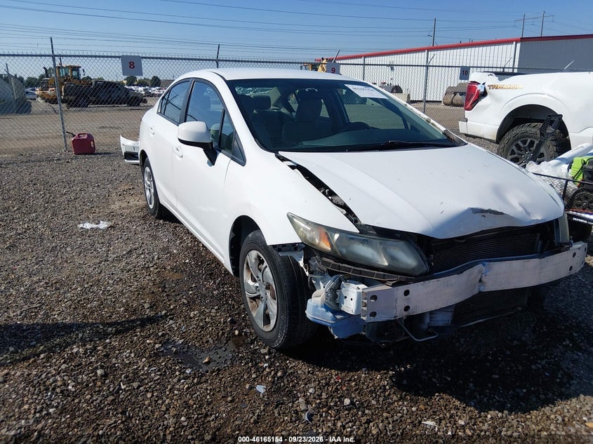 2013 HONDA CIVIC LX | 19XFB2F58DE221622 | UPCARS