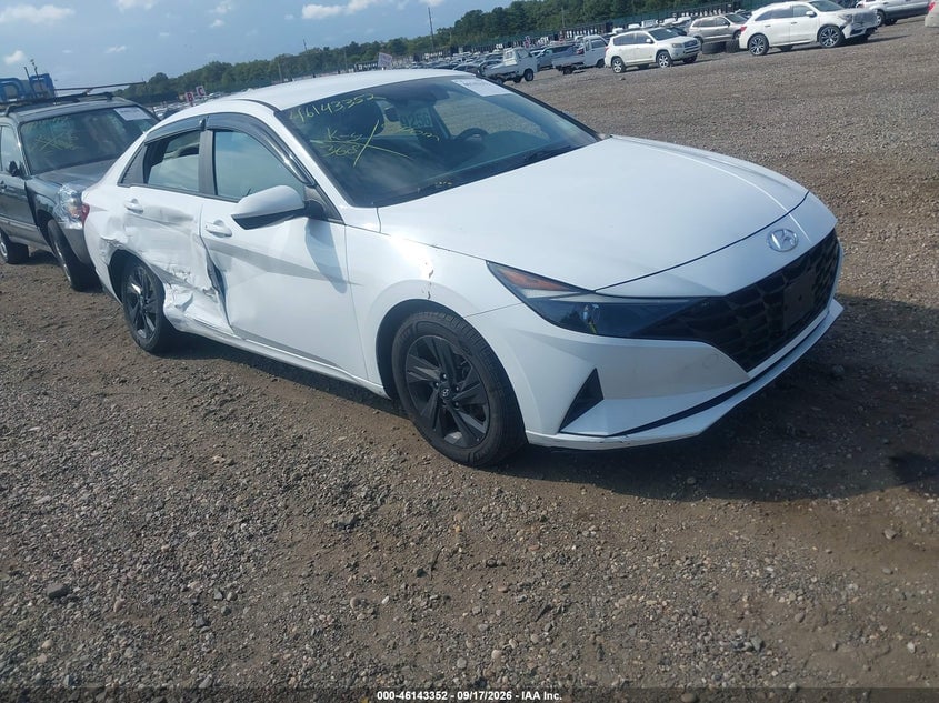2021 HYUNDAI ELANTRA HYBRID BLUE | KMHLM4AJ7MU008218 | UPCARS