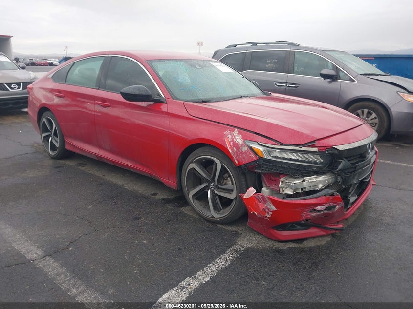 2021 HONDA ACCORD SPORT | 1HGCV1F32MA077122 | UPCARS