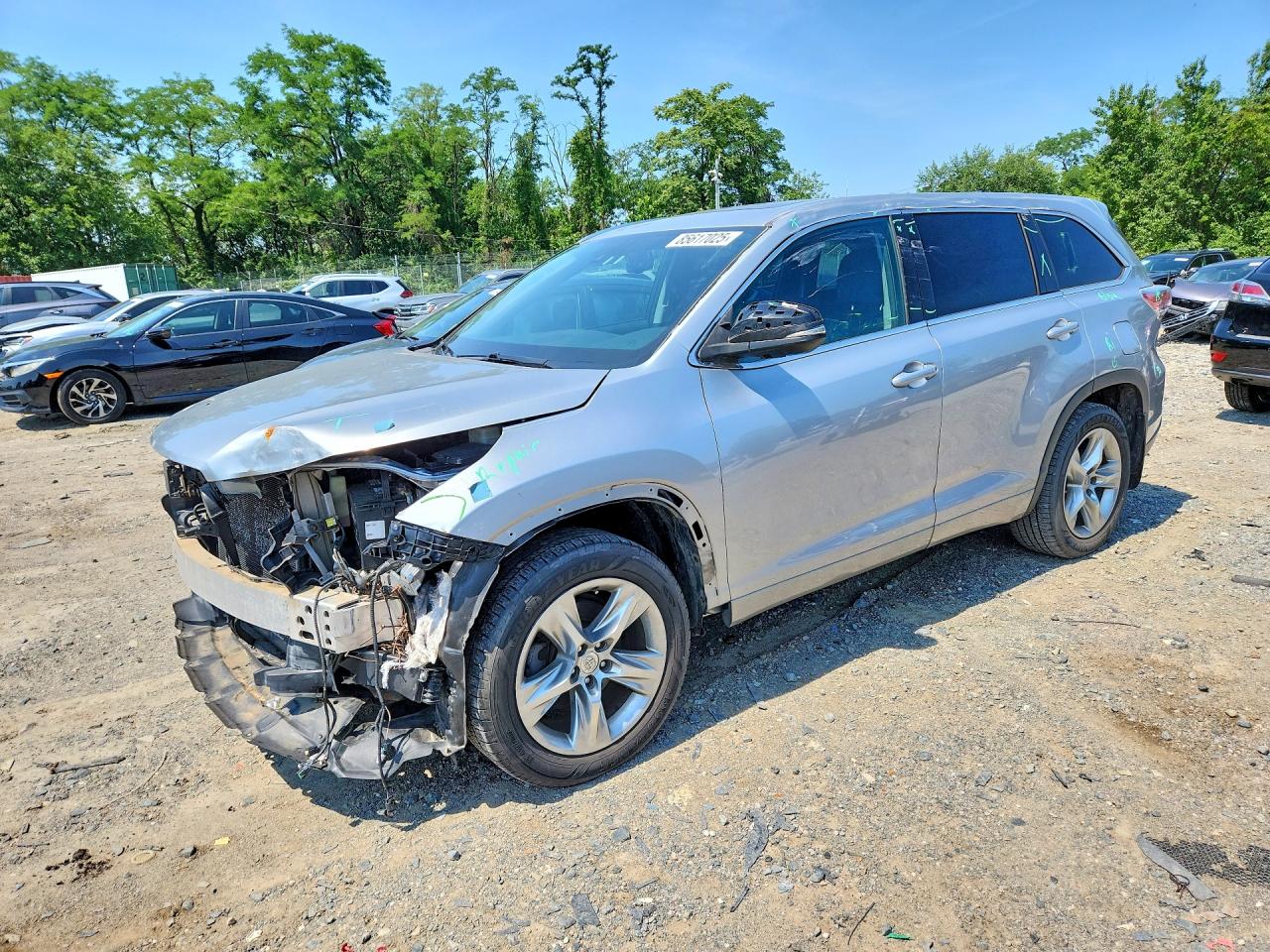 2015 TOYOTA HIGHLANDER LIMITED PLATINUM | 5TDDKRFH6FS221928 | UPCARS