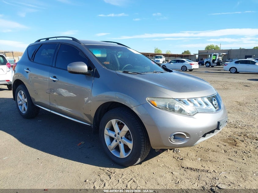 2009 NISSAN MURANO S | JN8AZ18W69W103298 | UPCARS