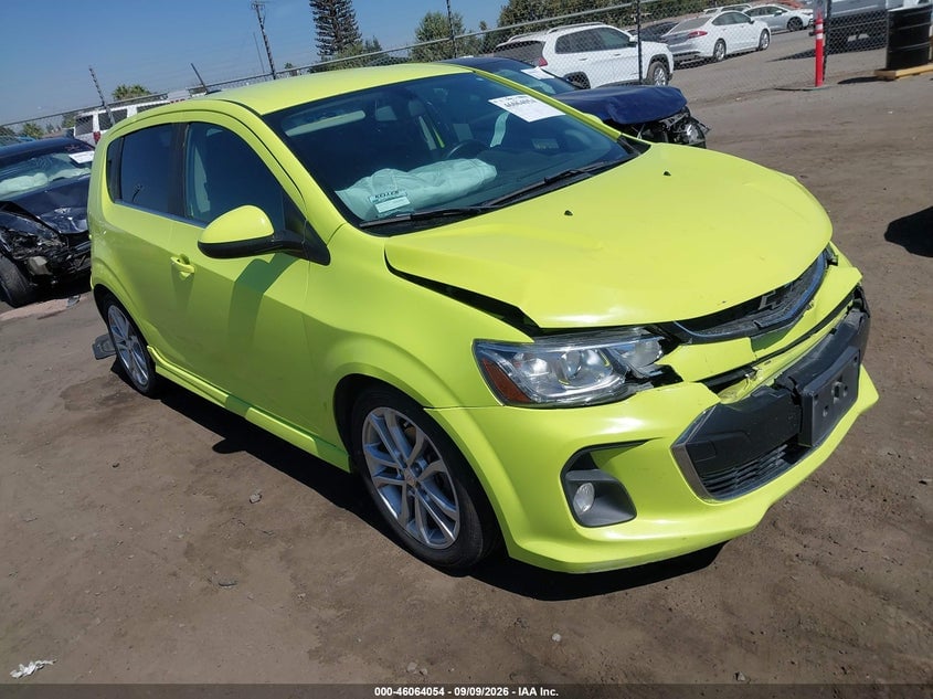 2019 CHEVROLET SONIC LT AUTO | 1G1JD6SB8K4112284 | UPCARS