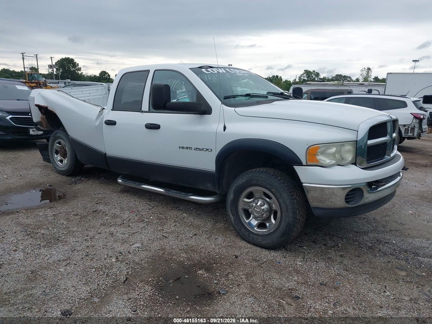 2003 DODGE RAM 2500 SLT/LARAMIE/ST | 1D7KU28D43J670719 | UPCARS