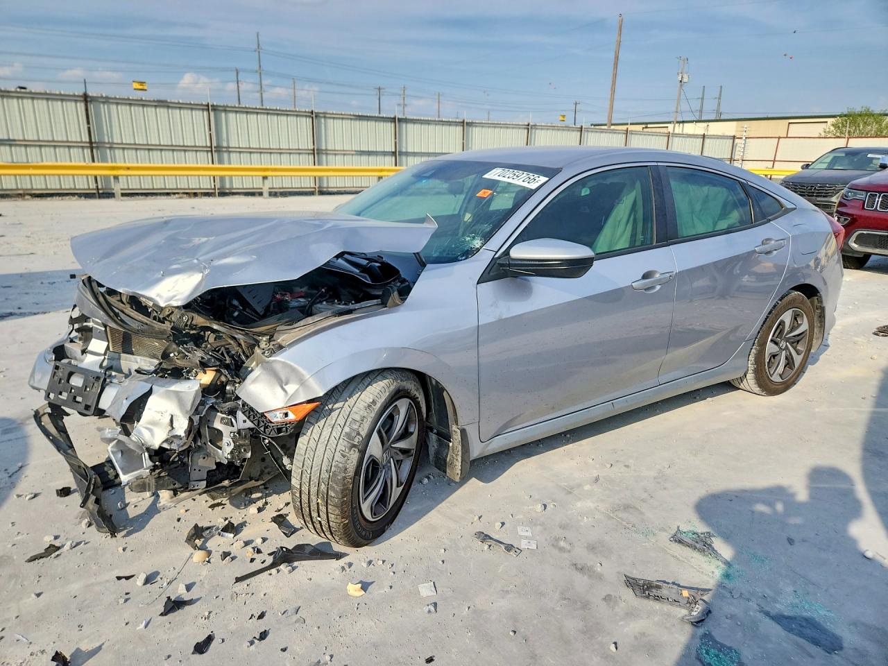 2019 HONDA CIVIC LX | 19XFC2F67KE008485 | UPCARS