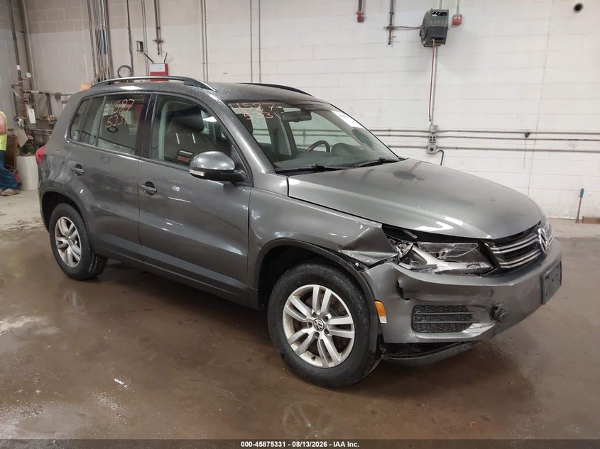 2016 VOLKSWAGEN TIGUAN S | WVGAV7AX2GW539247 | UPCARS