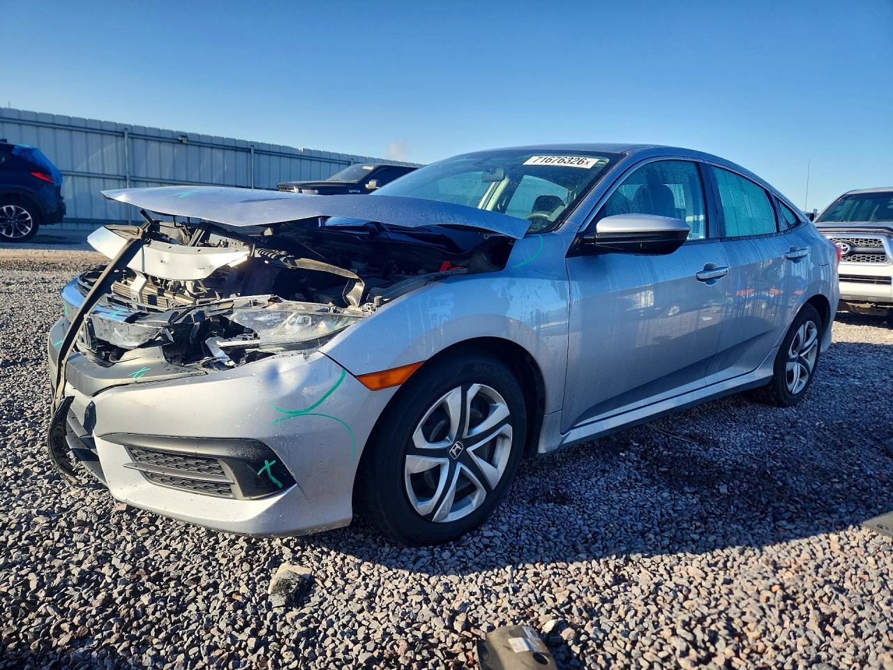 2018 HONDA CIVIC LX | 19XFC2F55JE033889 | UPCARS