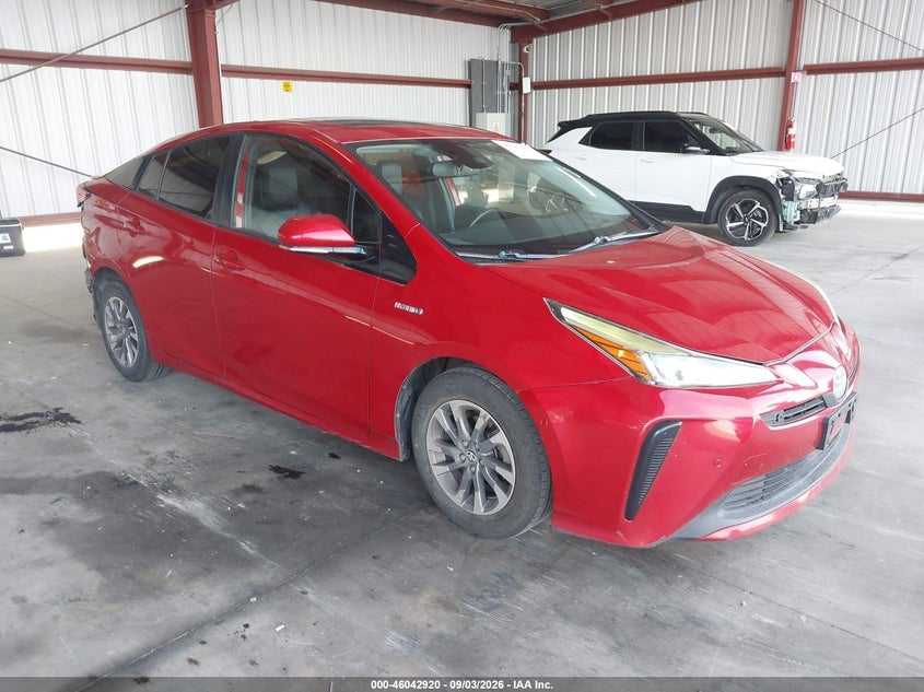 2019 TOYOTA PRIUS XLE | JTDKARFU3K3073532 | UPCARS