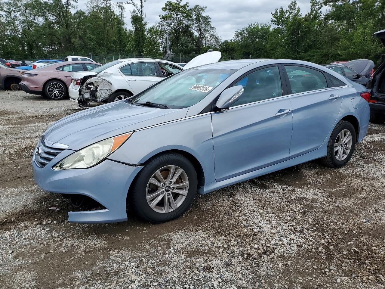 2014 HYUNDAI SONATA GLS | 5NPEB4ACXEH828759 | UPCARS