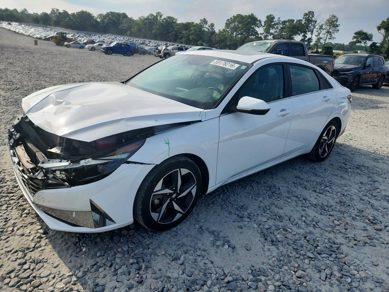 2021 HYUNDAI ELANTRA LIMITED | KMHLN4AJ6MU003704 | UPCARS