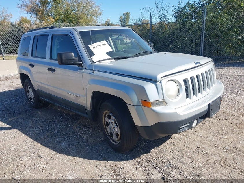 2011 JEEP PATRIOT SPORT | 1J4NT1GA3BD267124 | UPCARS