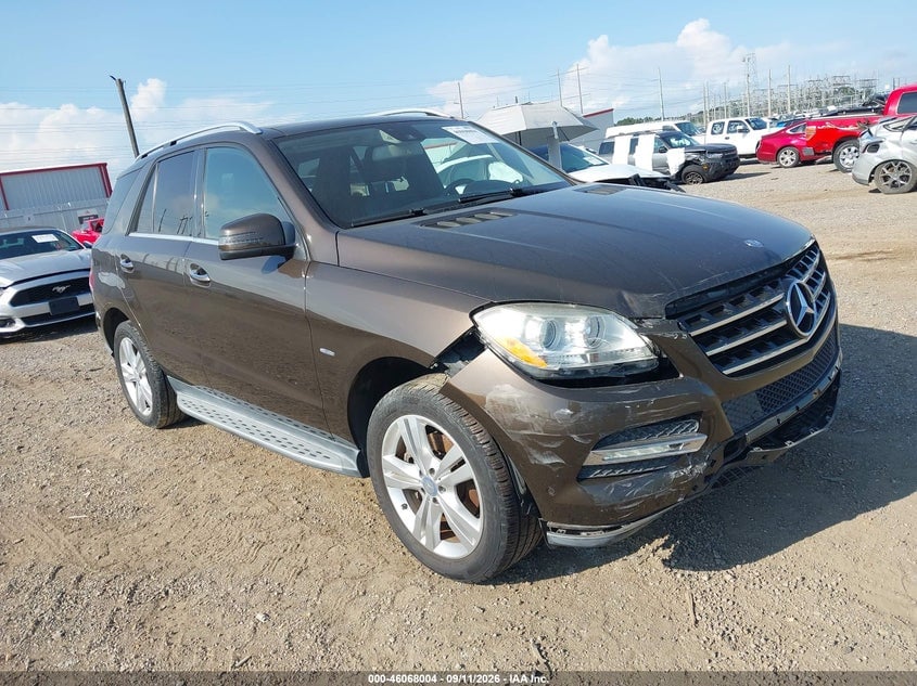2012 MERCEDES-BENZ ML 350 4MATIC | 4JGDA5HB5CA035936 | UPCARS