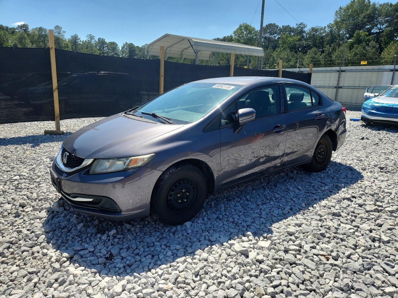 2014 HONDA CIVIC LX | 2HGFB2E5XEH552520 | UPCARS