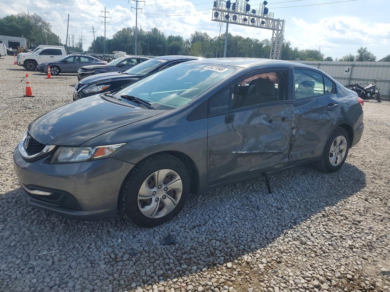 2013 HONDA CIVIC LX | 2HGFB2F58DH572293 | UPCARS