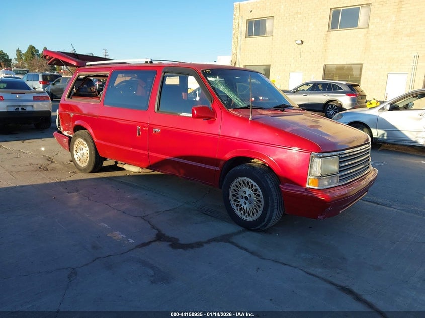 1989 PLYMOUTH GRAND VOYAGER LE | 1P4FH5439KX695332 | UPCARS