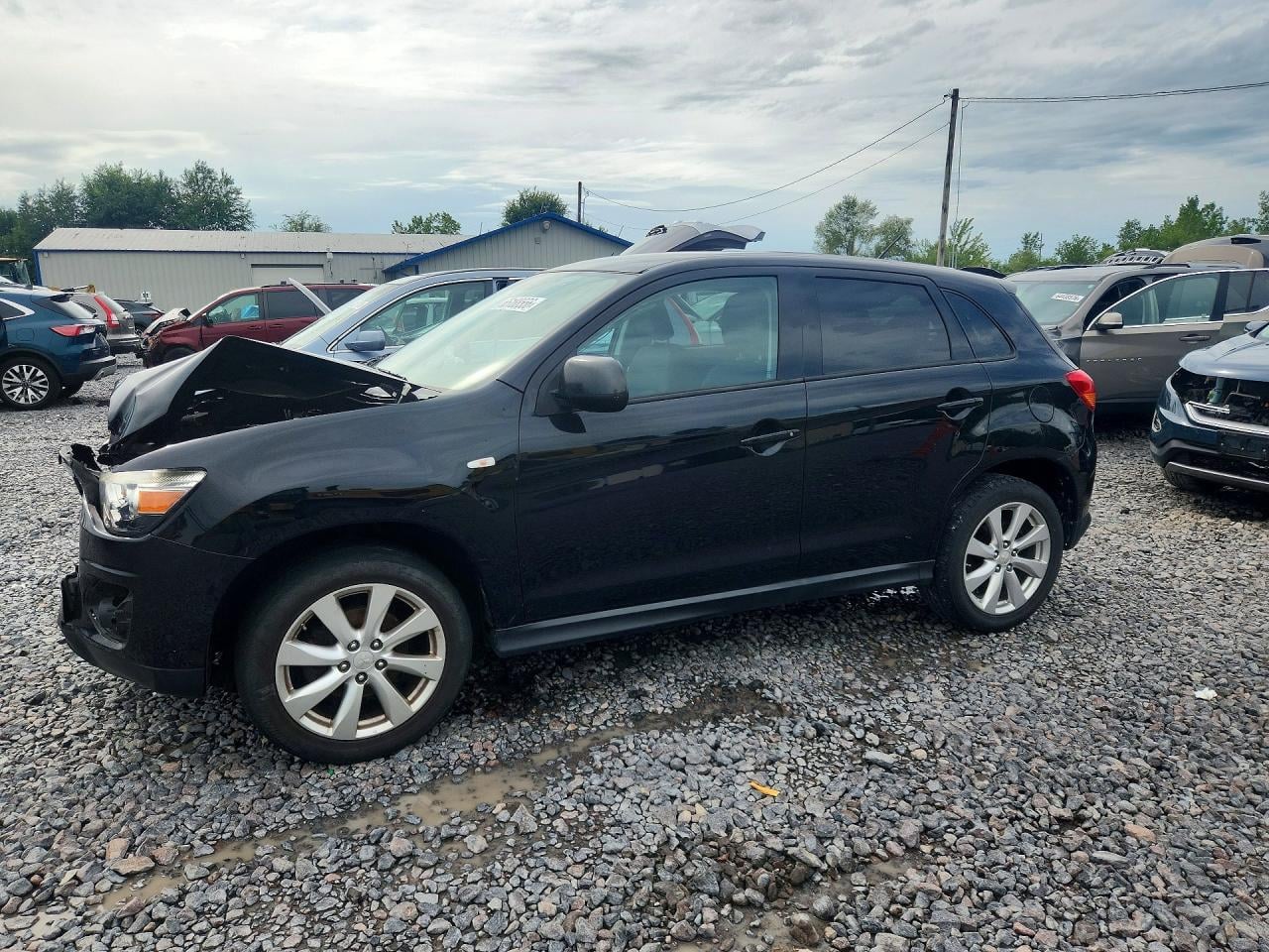 2015 MITSUBISHI OUTLANDER ES | 4A4AP3AU8FE045484 | UPCARS