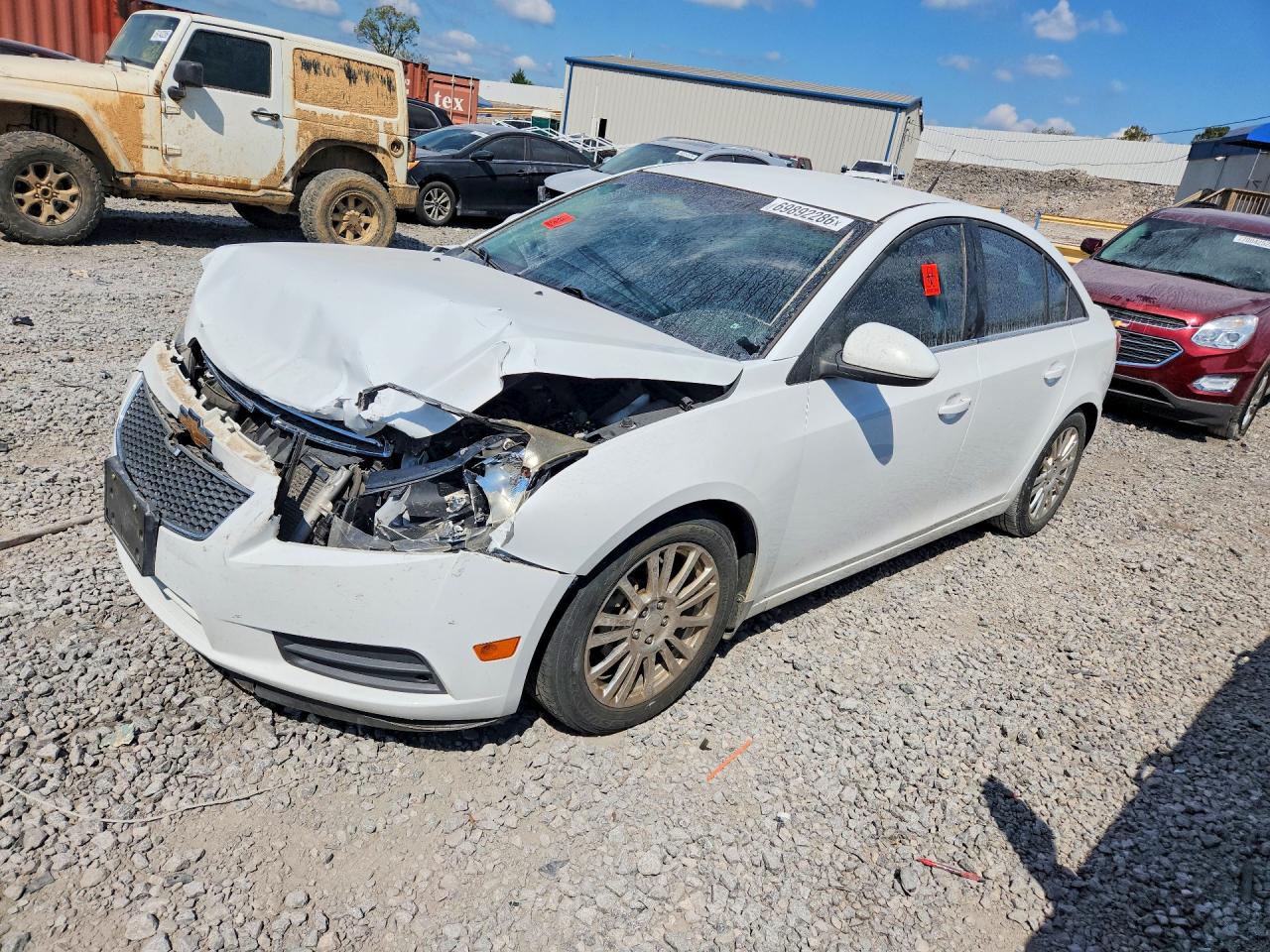 2012 CHEVROLET CRUZ ECO | 1G1PJ5SC2C7202343 | UPCARS