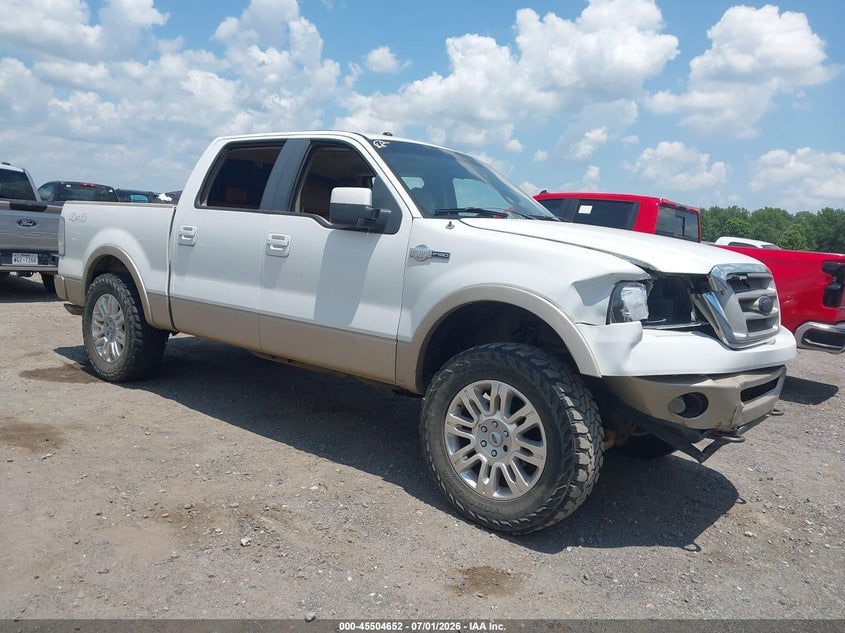 2008 FORD F-150 60TH ANNIVERSARY/FX4/KING RANCH/LARIAT/XLT | 1FTPW14V58KE66077 | UPCARS